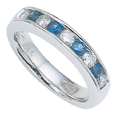 karina b genuine sapphire band