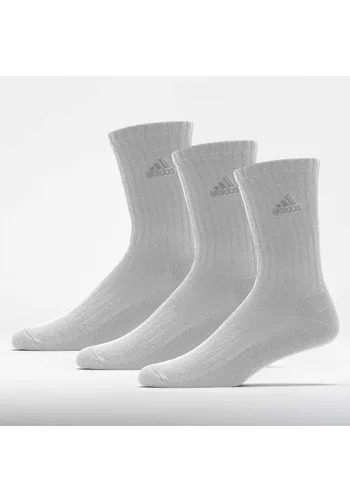 adidas classic cushioned 20 crew socks men socks 3pack whiteclear onix grey