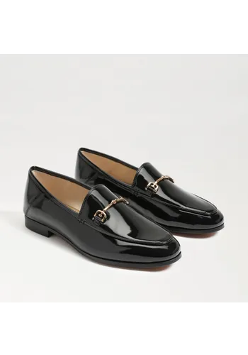 sam edelman loraine bit loafer black patent 70