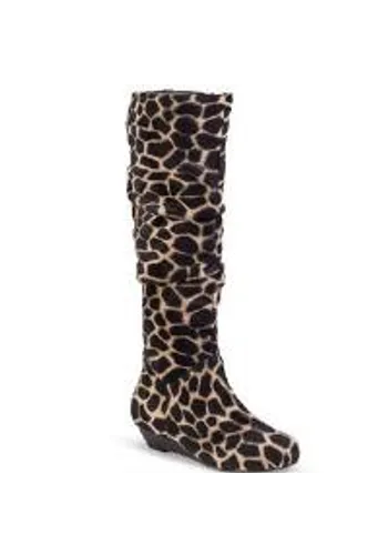 tall spotted boot by ey boutique